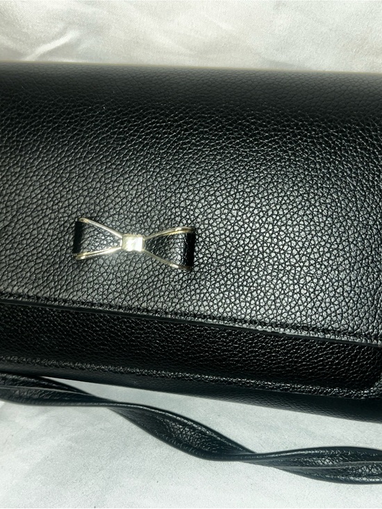 Handbags - Black Bow-Accent Women’s Crossbody Bag